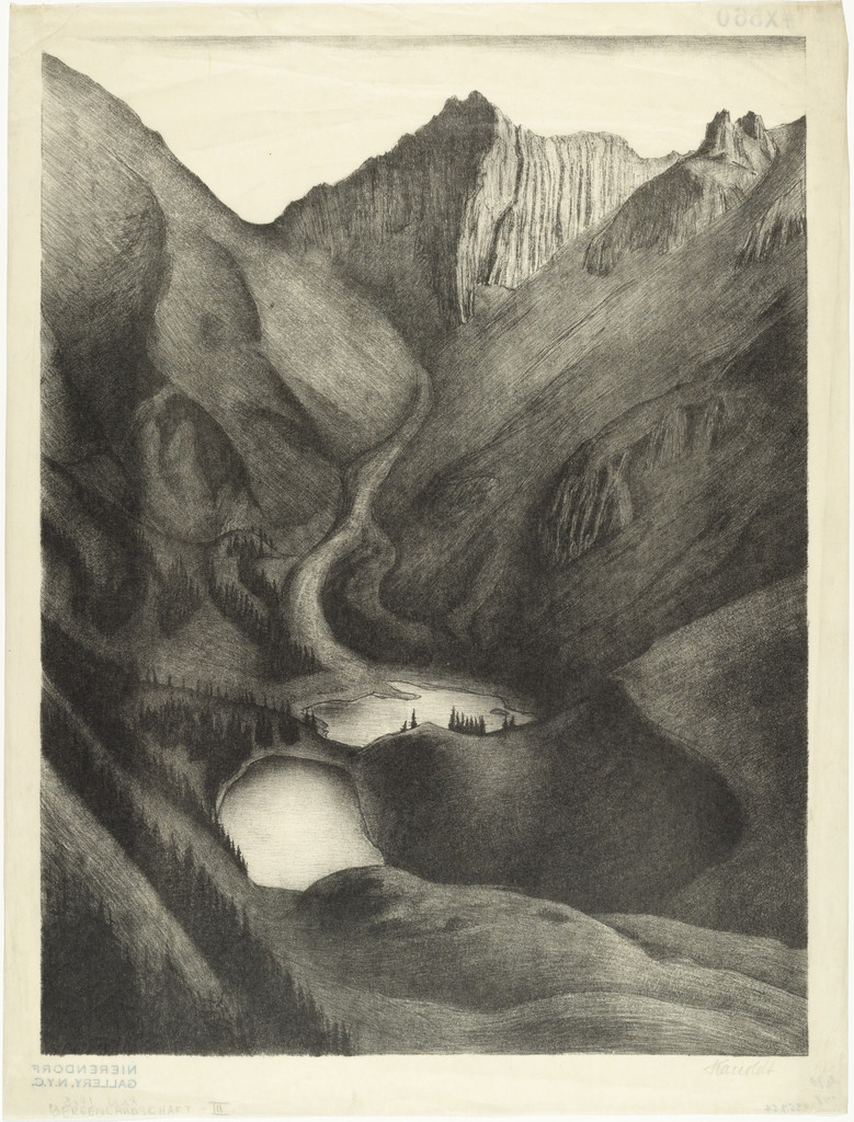 Soiern Lakes (Soiernseen) by Alexander Kanoldt