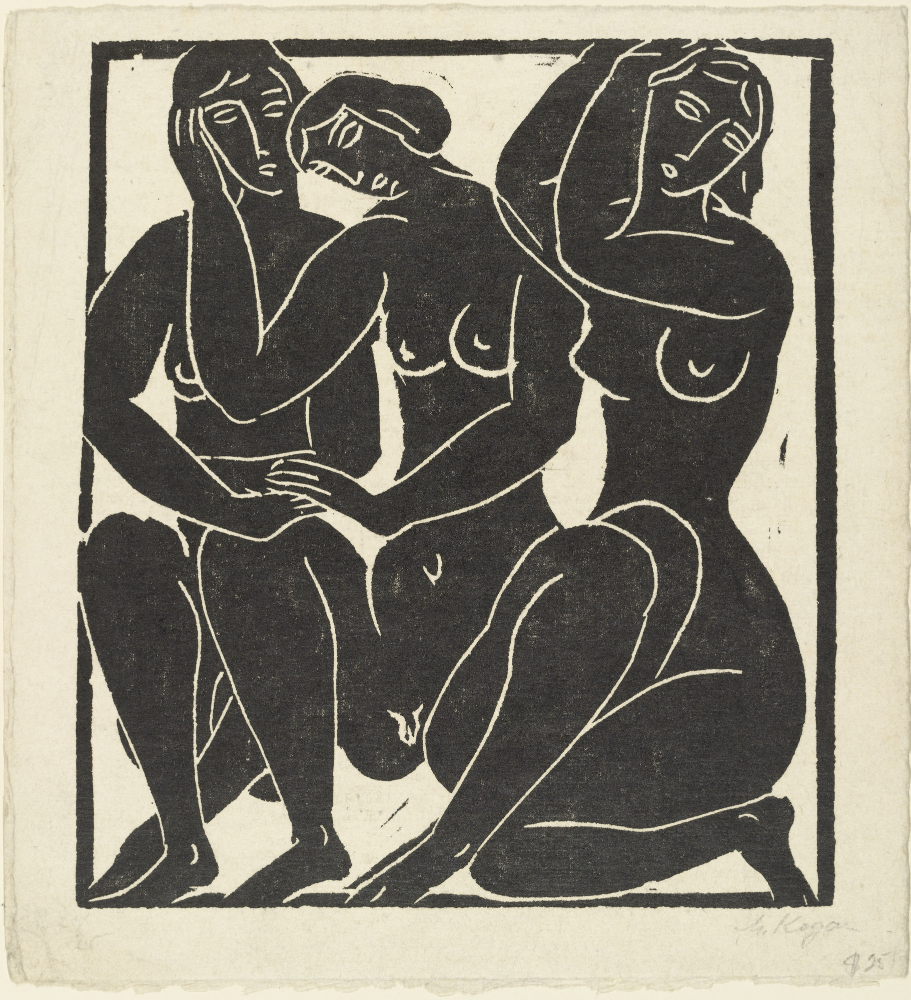 Moissey Kogan. Three Nudes