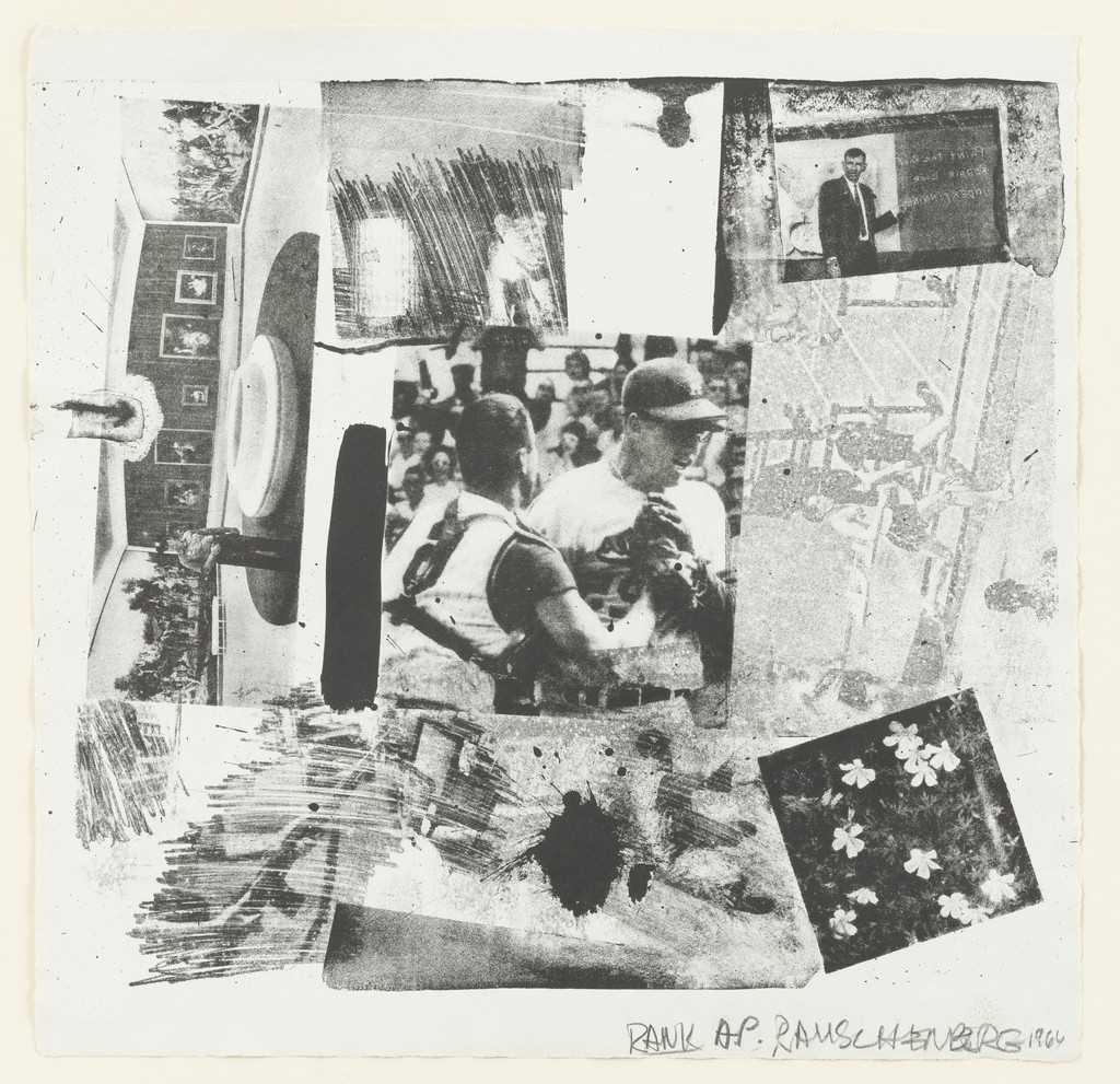 Rank, supplementary plate for the deluxe edition of the illustrated book, Rauschenberg: XXXIV Drawings for Dante's Inferno