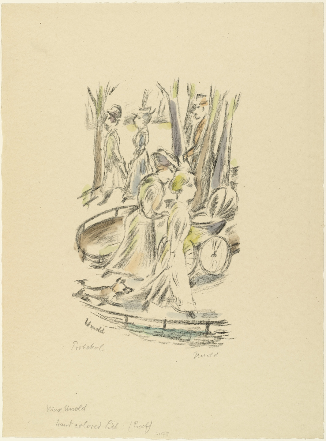 Max Unold. In the Park (Im Park). unknown