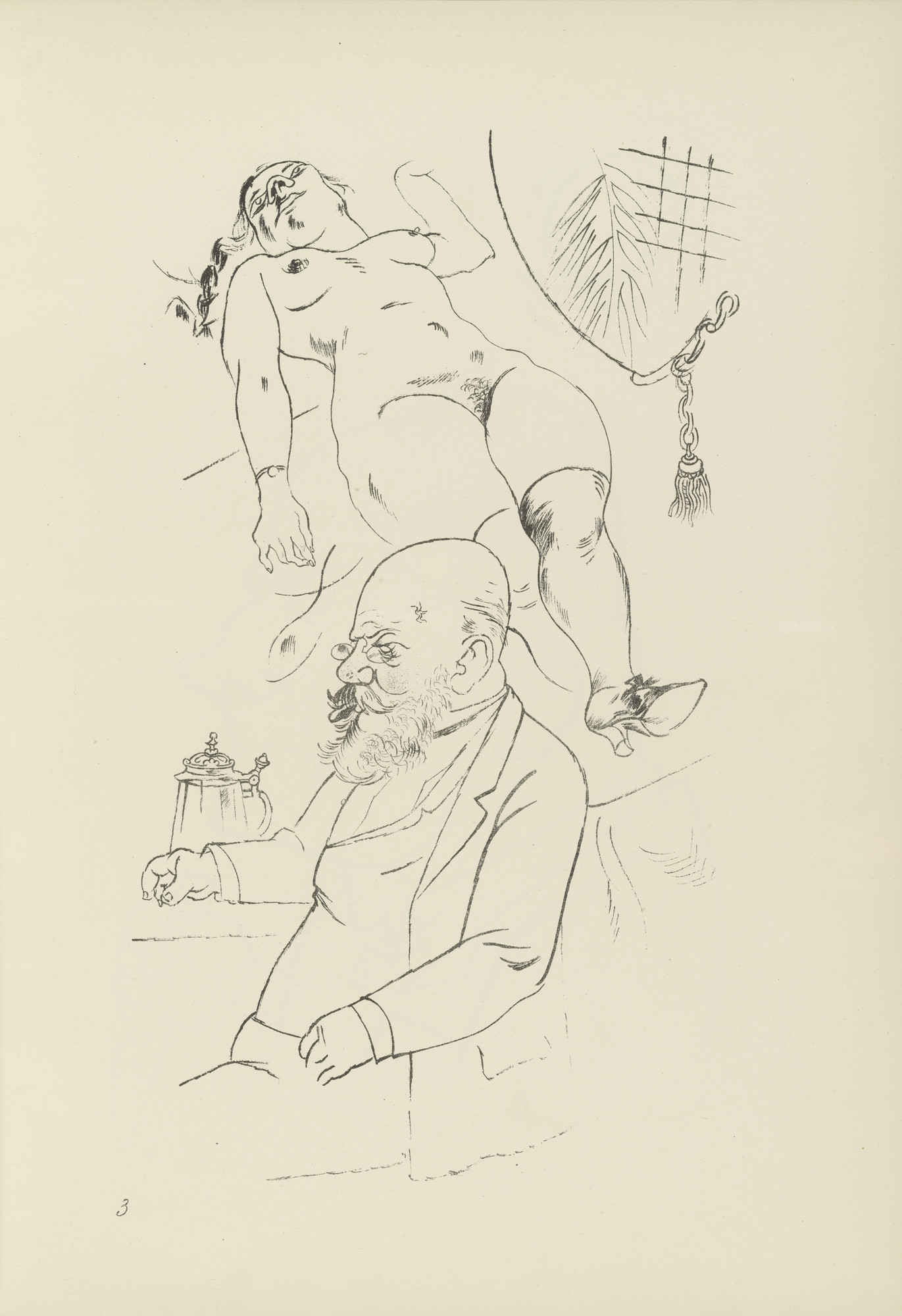 George Grosz. Aus der Jugendzeit (plate, folio 5) from Ecce Homo