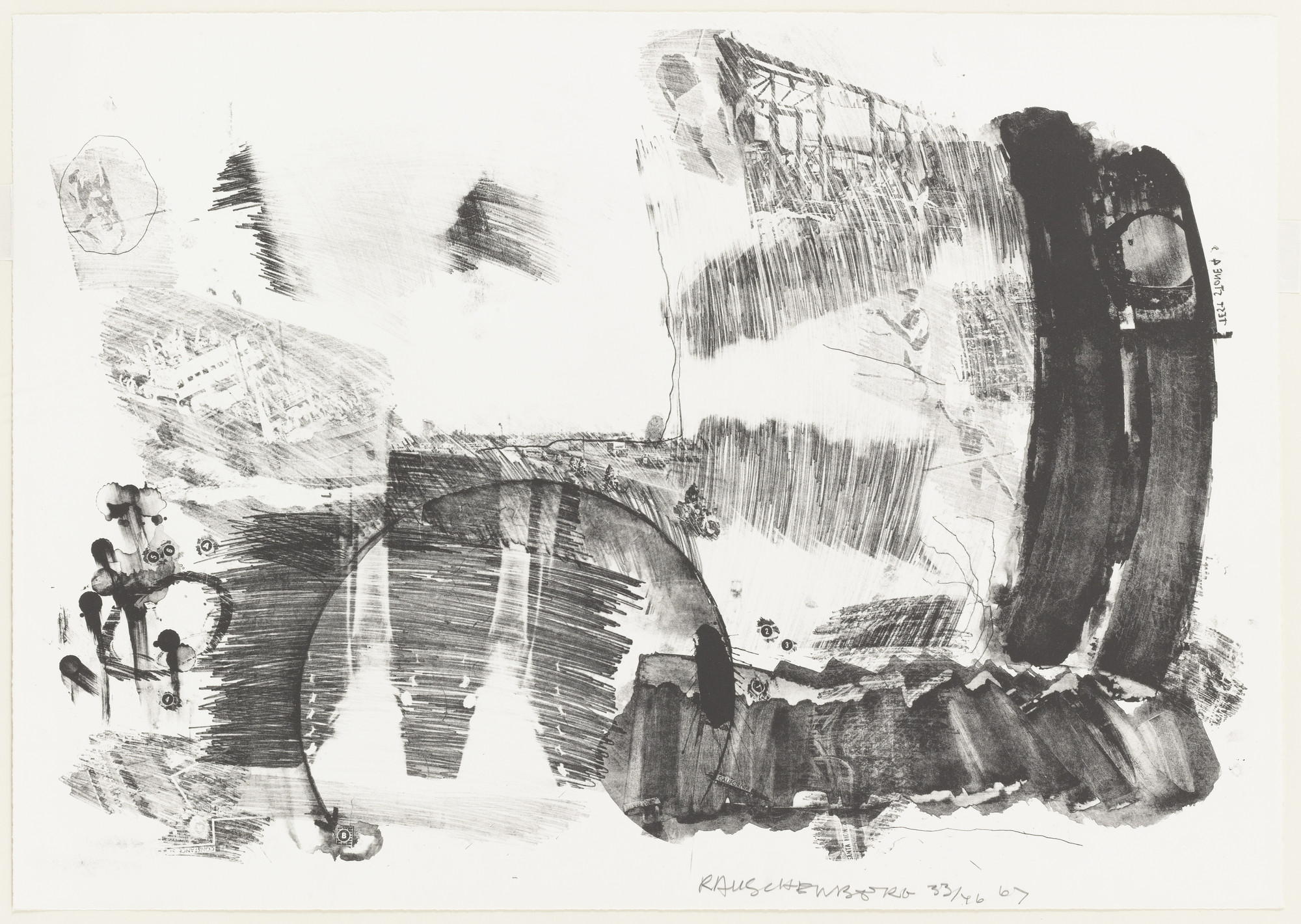 Robert Rauschenberg. Test Stone #4 from Booster and 7 Studies