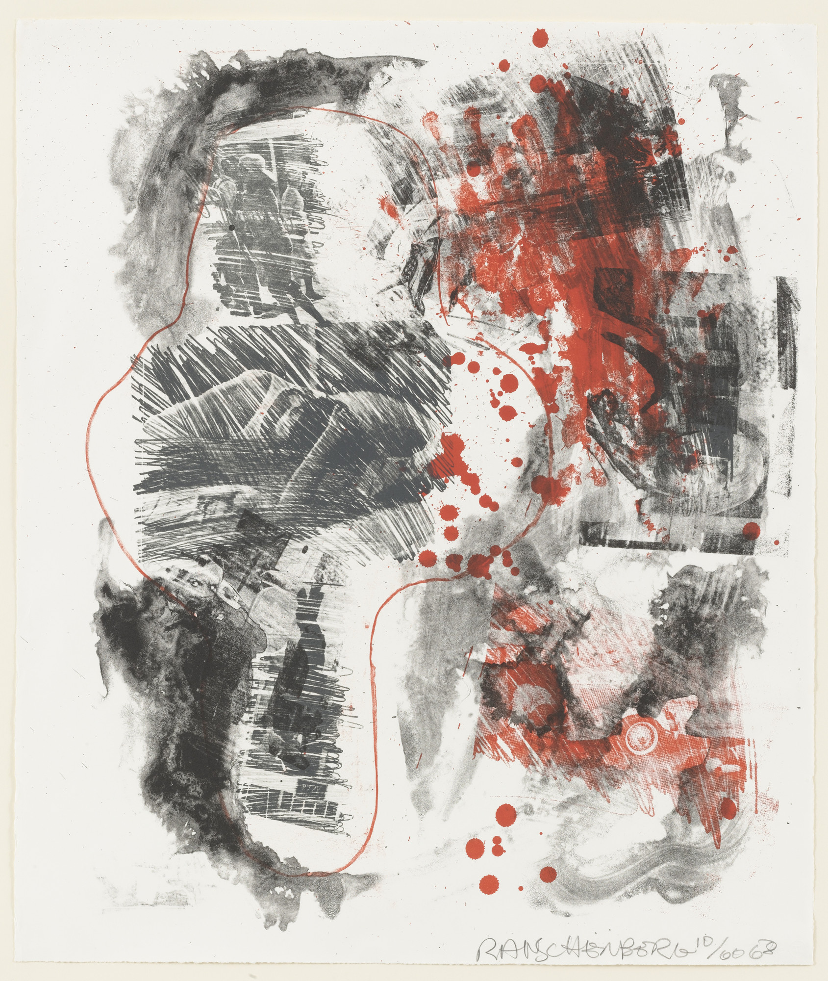 Robert Rauschenberg. Love Zone from the series Reels (B + C)