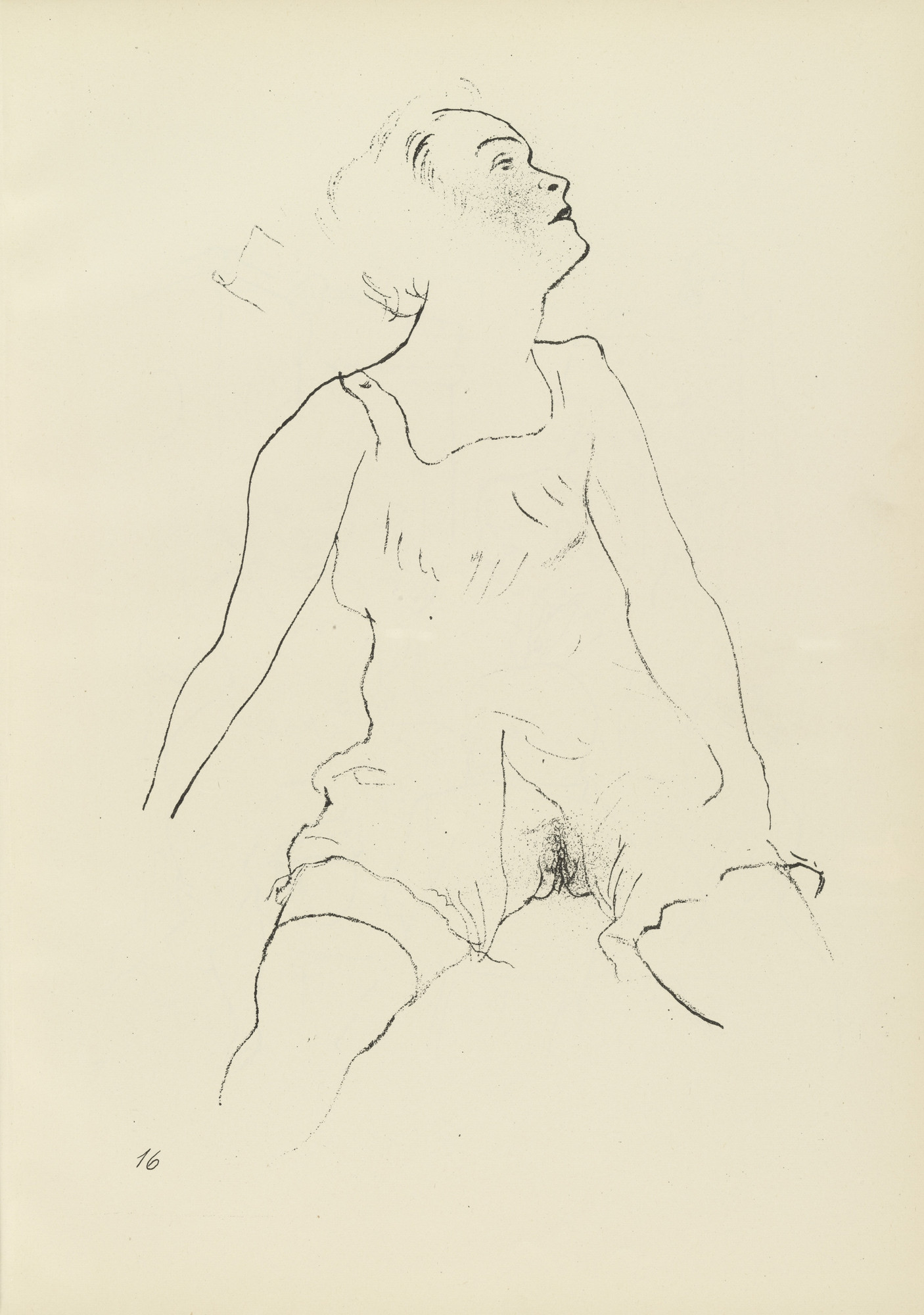 George Grosz. Verzückung (plate, folio 20) from Ecce Homo