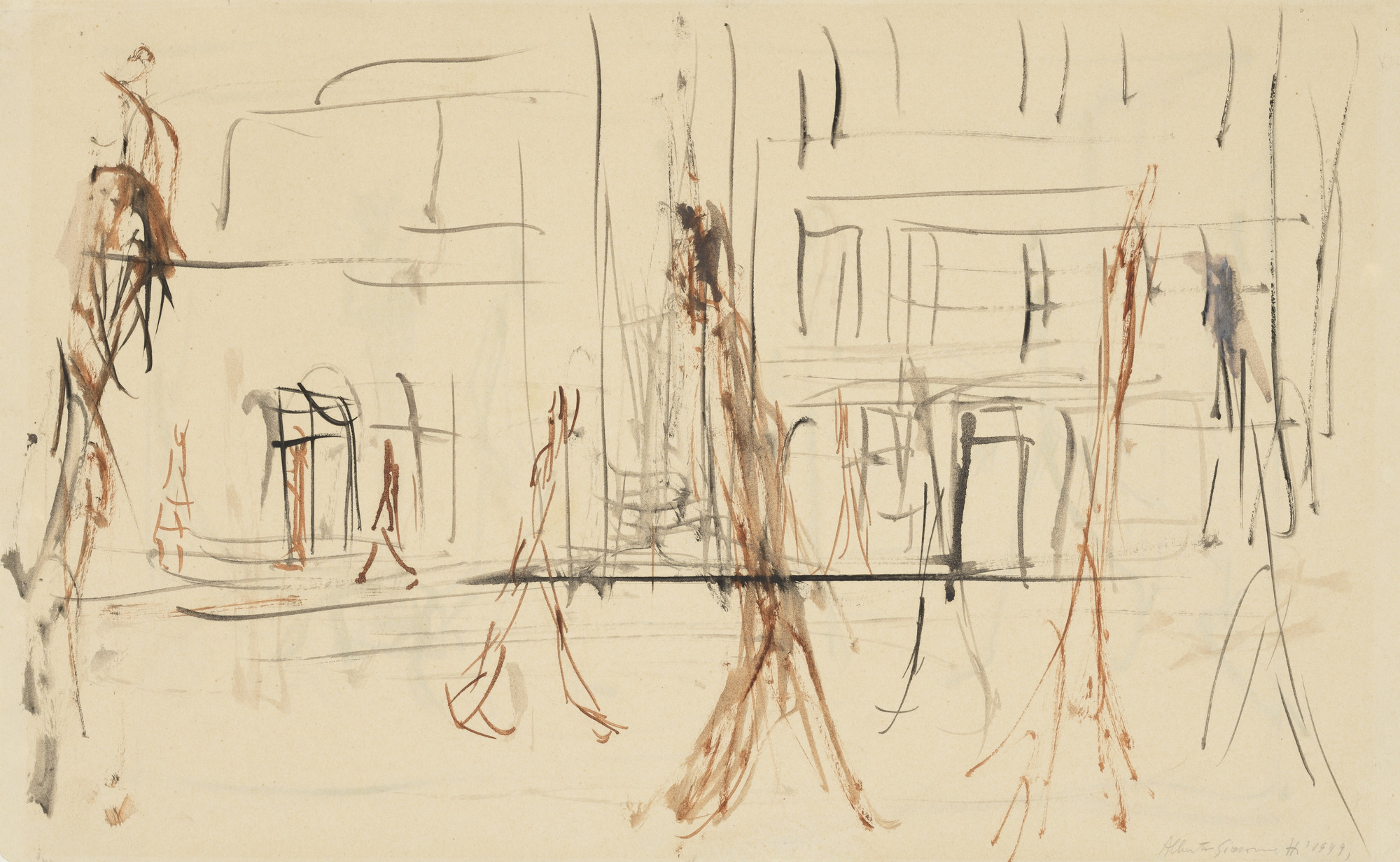 Alberto Giacometti. The City Square. 1949