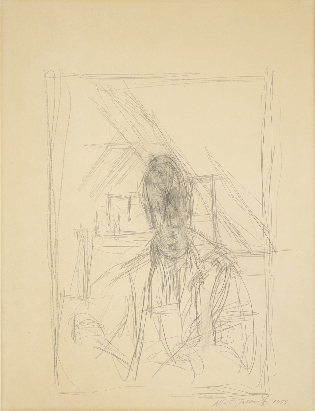 Alberto Giacometti. Untitled. 1951