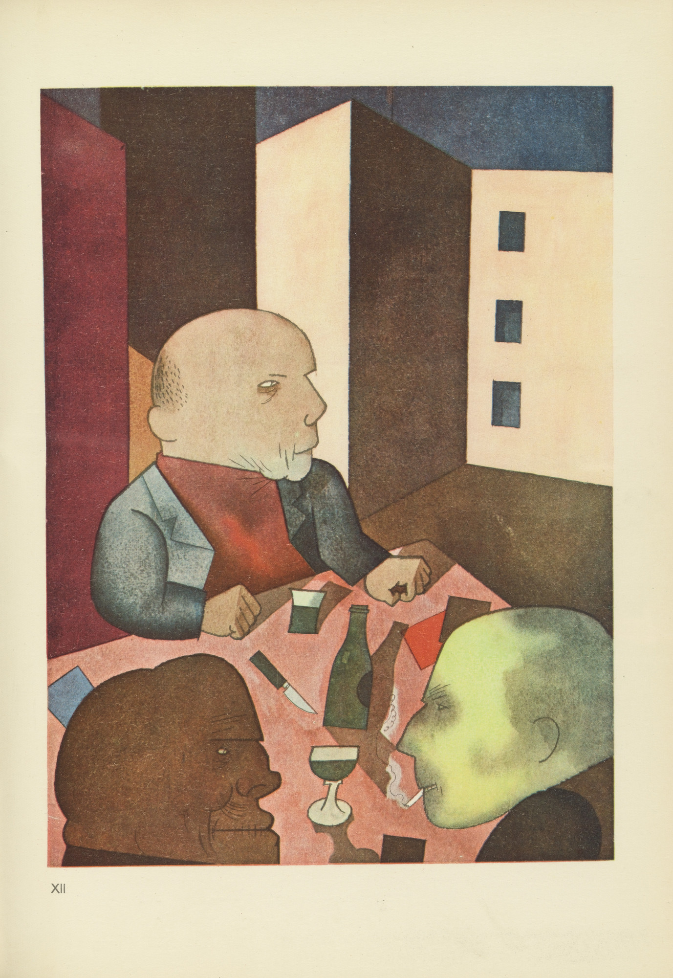 George Grosz. Der Mensch ist gut (plate, folio 72) from Ecce Homo