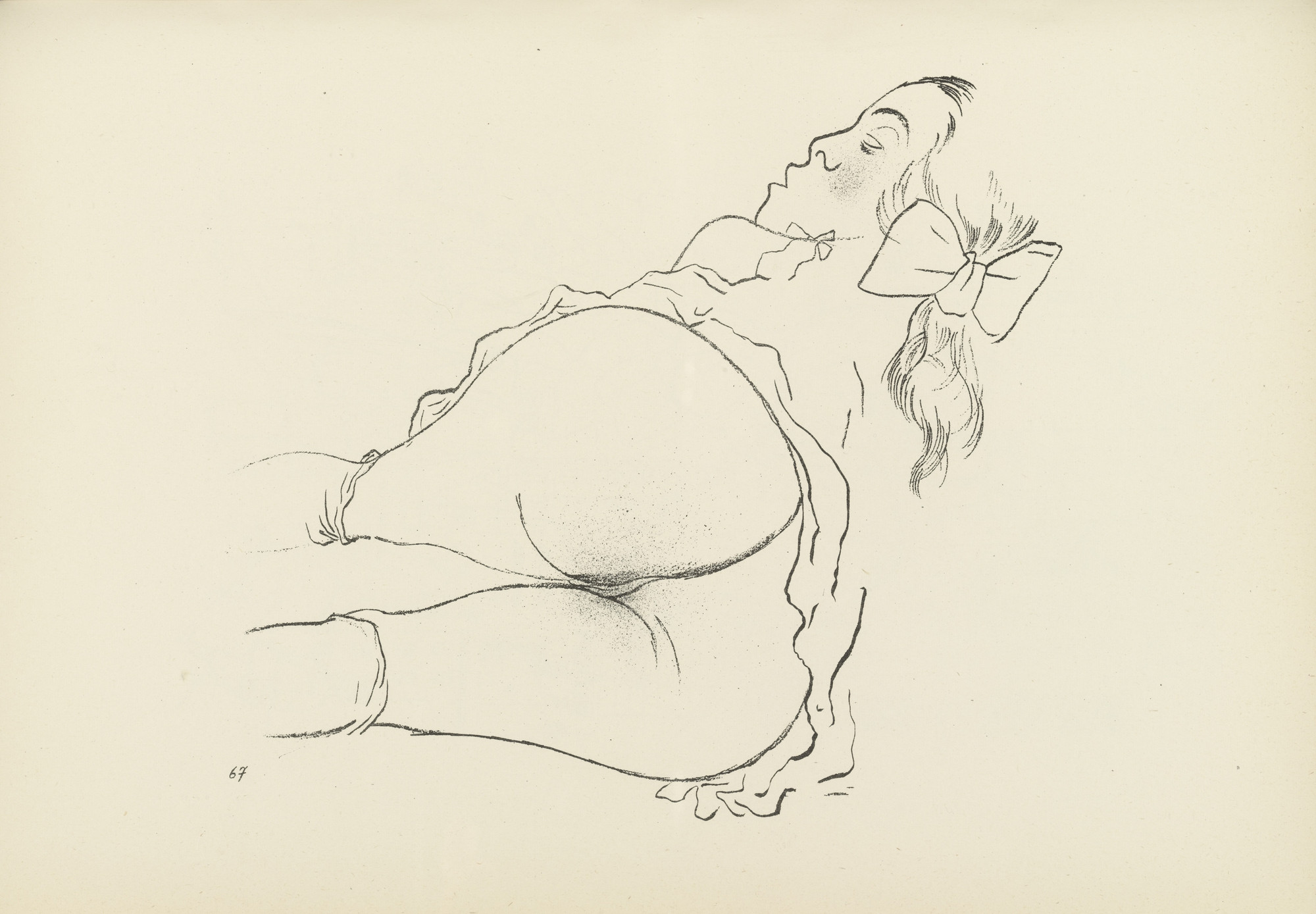 George Grosz. Allein (plate, folio 82) from Ecce Homo