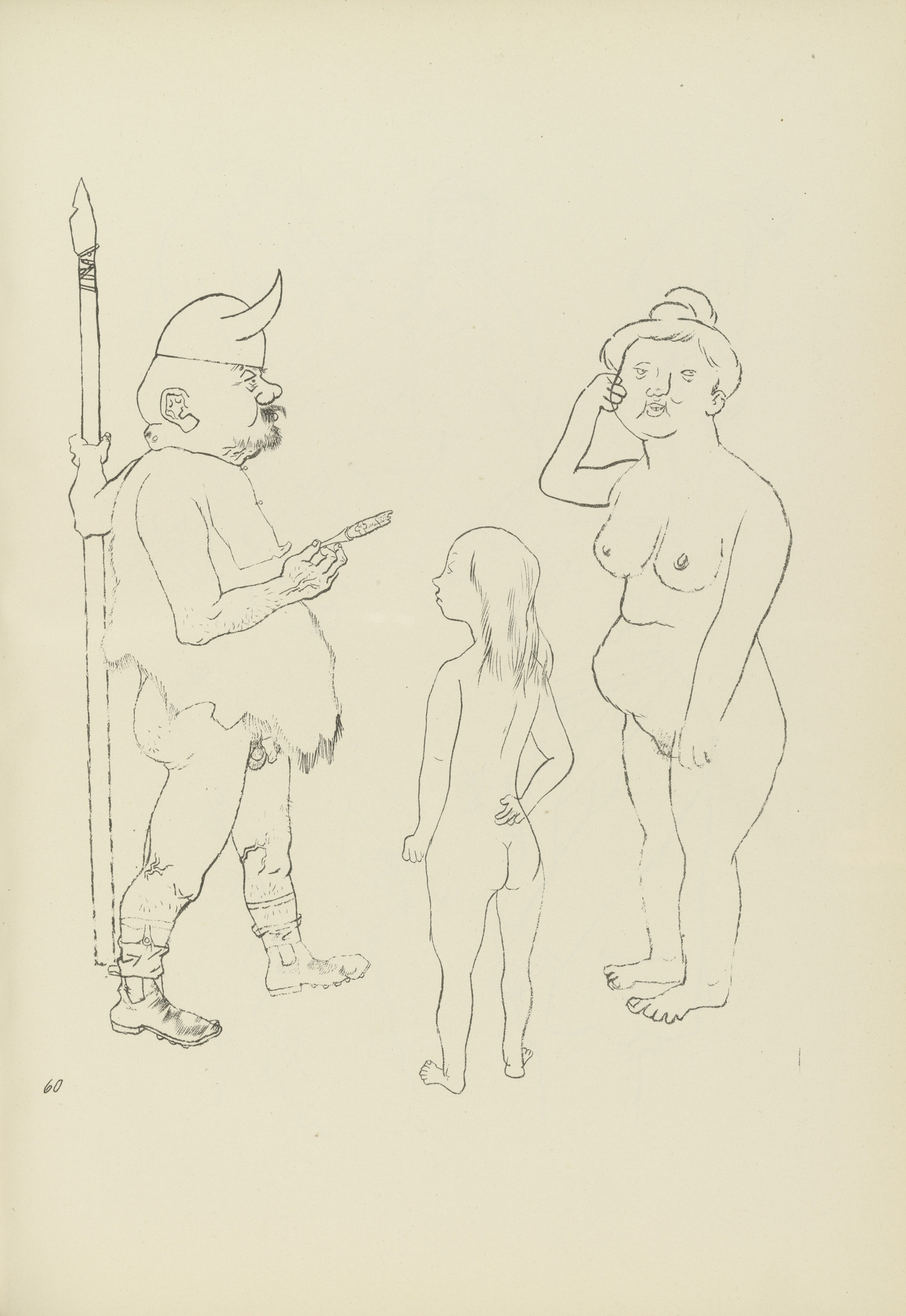 George Grosz. Richard Wagner-Gedenkblatt (plate, folio 74) from Ecce Homo