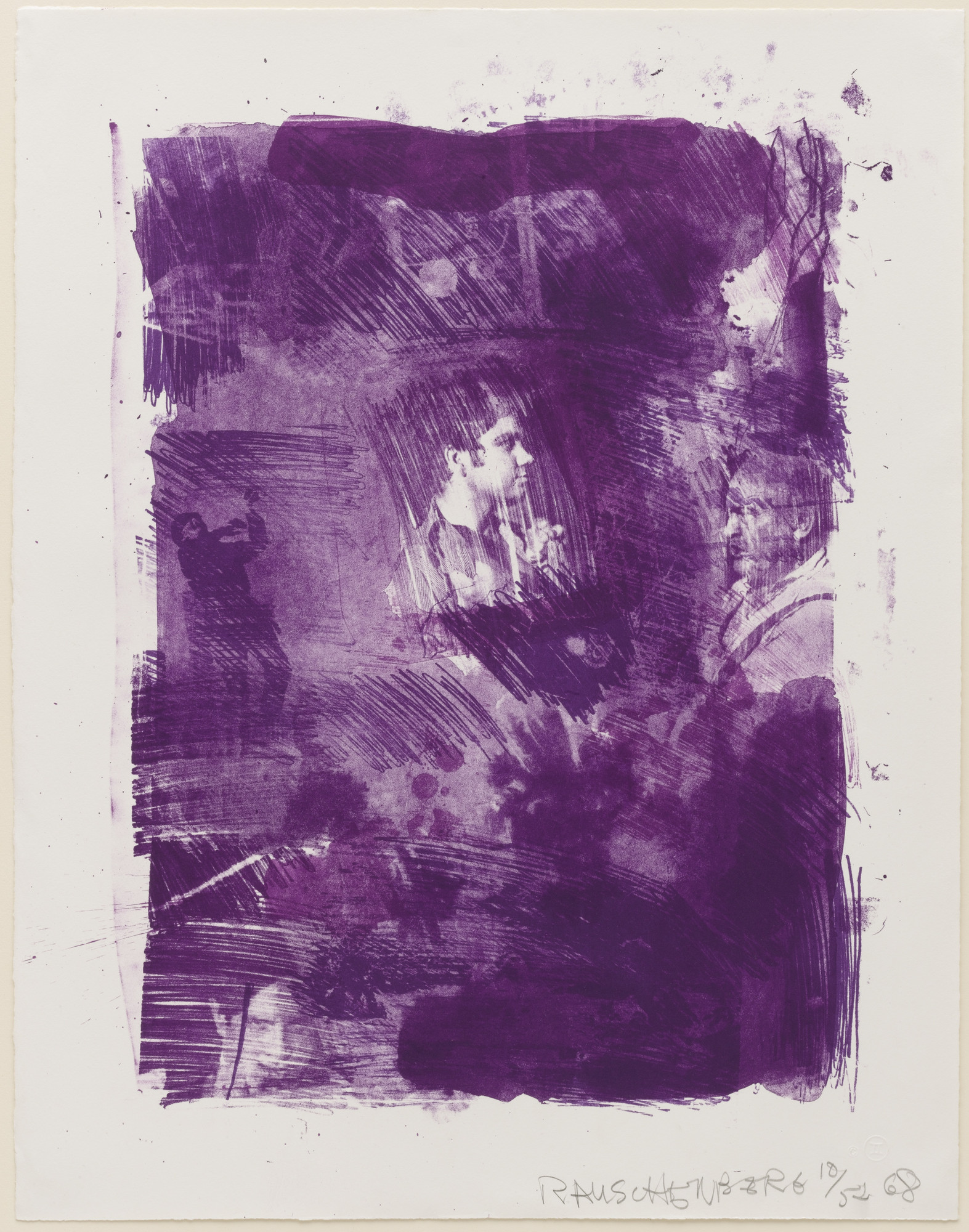 Robert Rauschenberg. Flower Re-Run from the series Reels (B + C)
