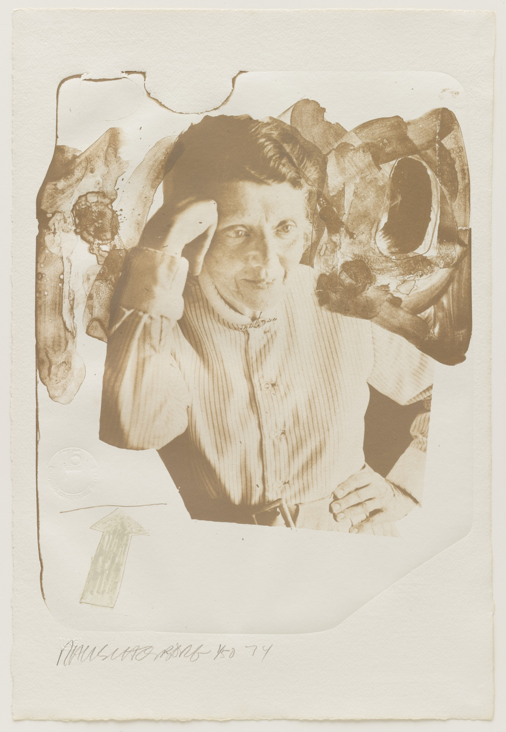 Robert Rauschenberg. Tanya. 1974