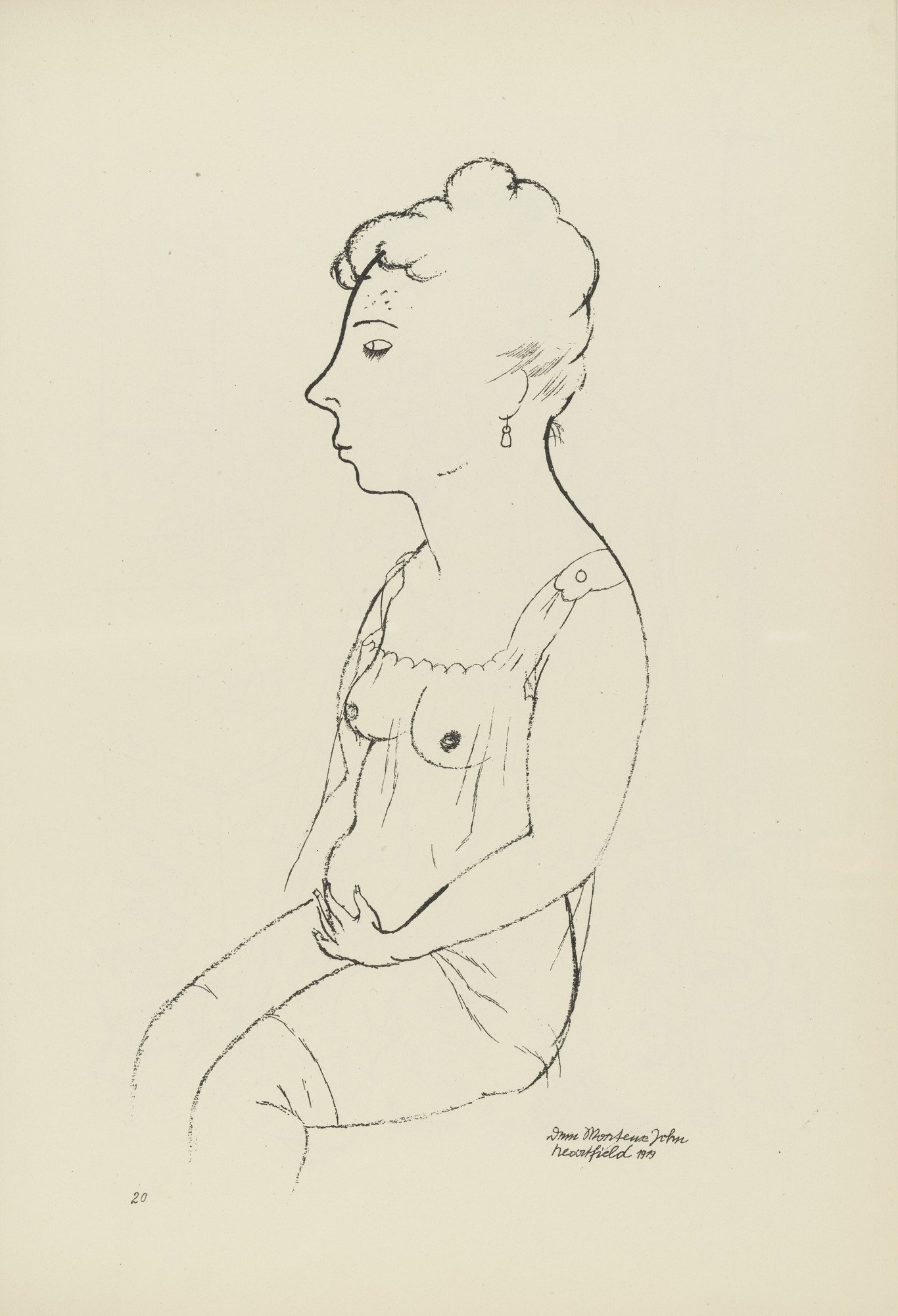 George Grosz. Louise (plate, folio 25) from Ecce Homo