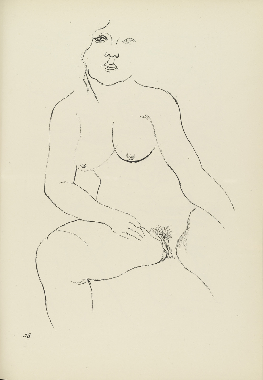 George Grosz. Aenne (plate, folio 47) from Ecce Homo. 1922–23 (original executed in 1921)