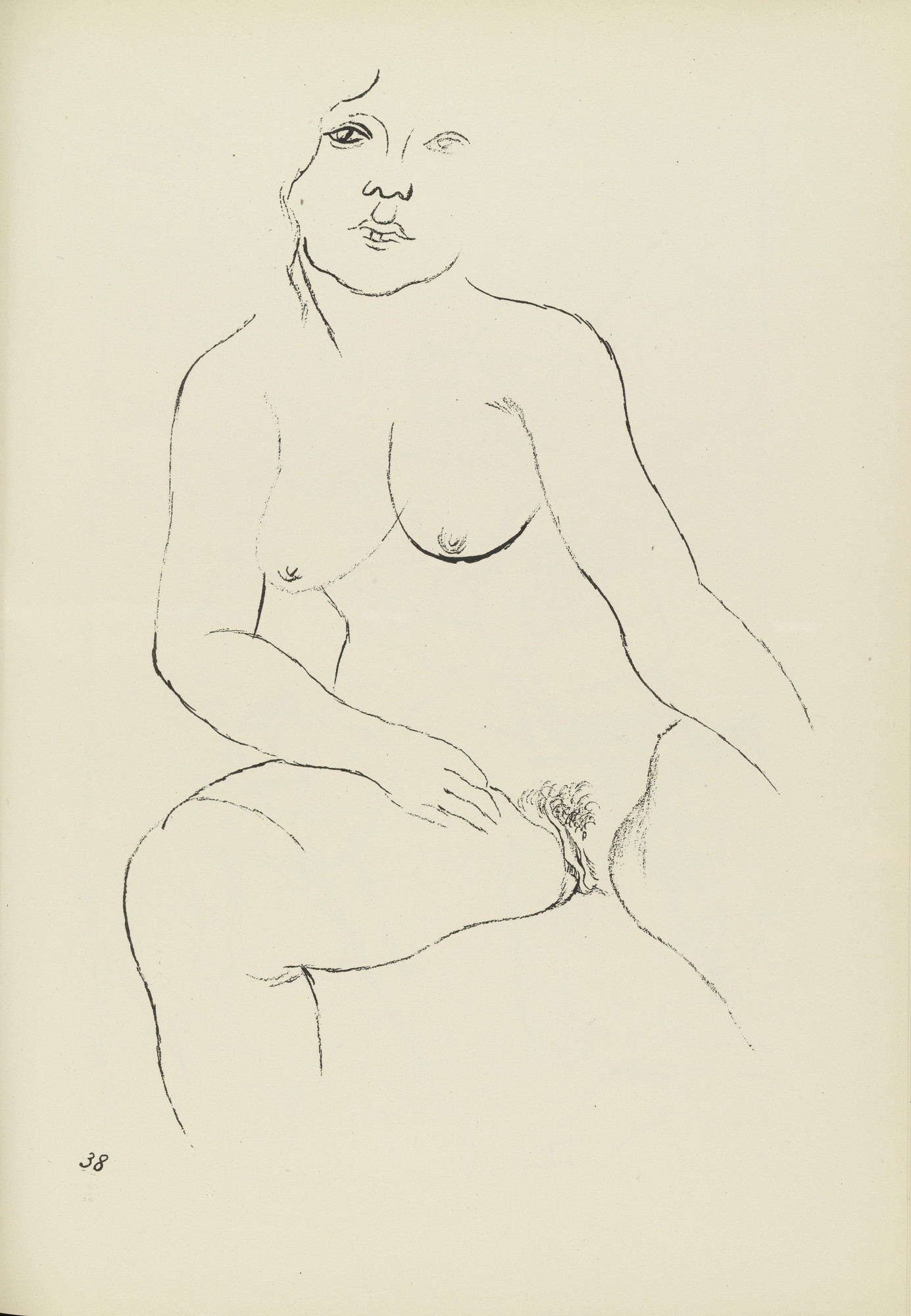 George Grosz. Aenne (plate, folio 47) from Ecce Homo