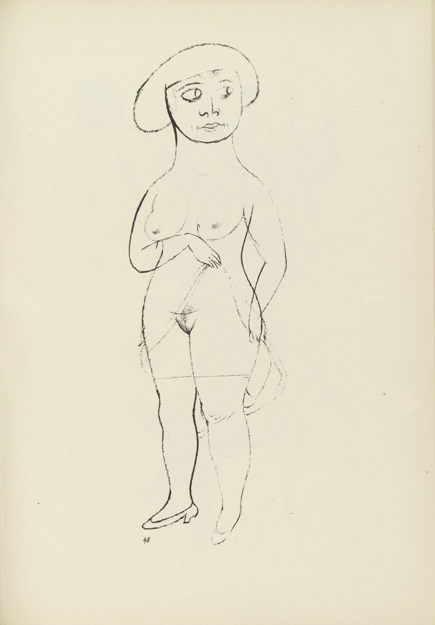 George Grosz. Kommerzienrats Töchterlein (plate, folio 59) from Ecce Homo