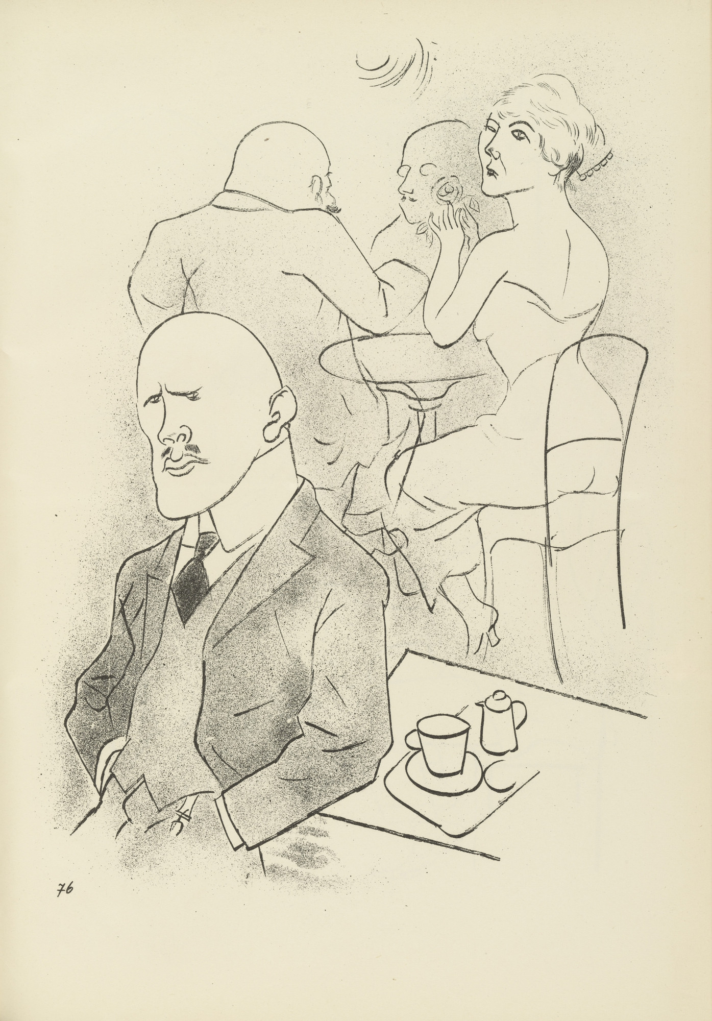 George Grosz. Krise (plate, folio 93) from Ecce Homo