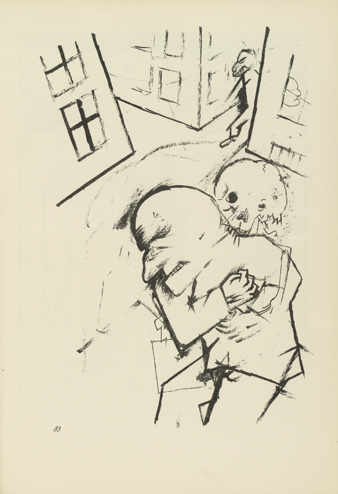George Grosz. Des Ende (plate, folio 101) from Ecce Homo