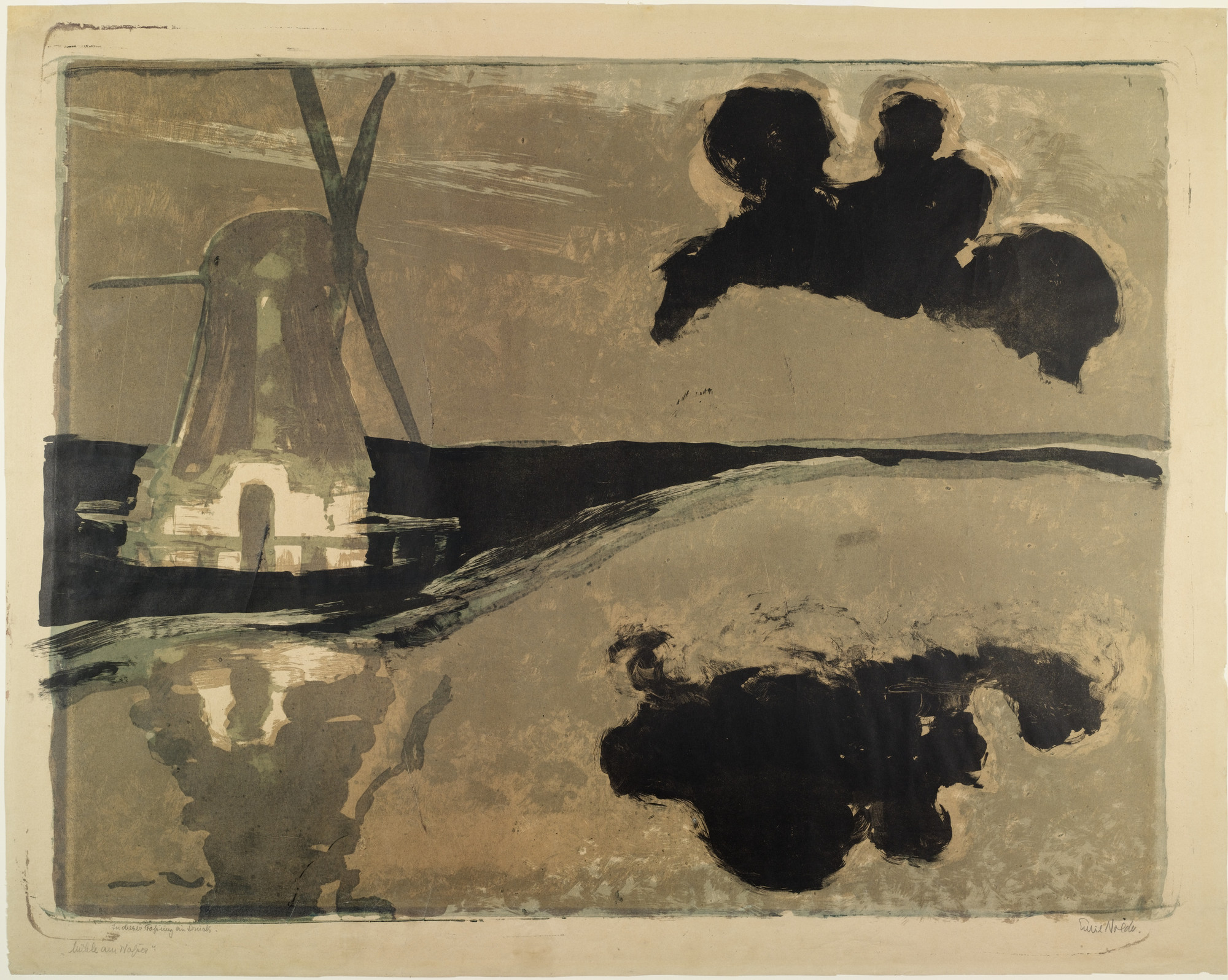 Emil Nolde. Mill by the Water. (1926) | MoMA