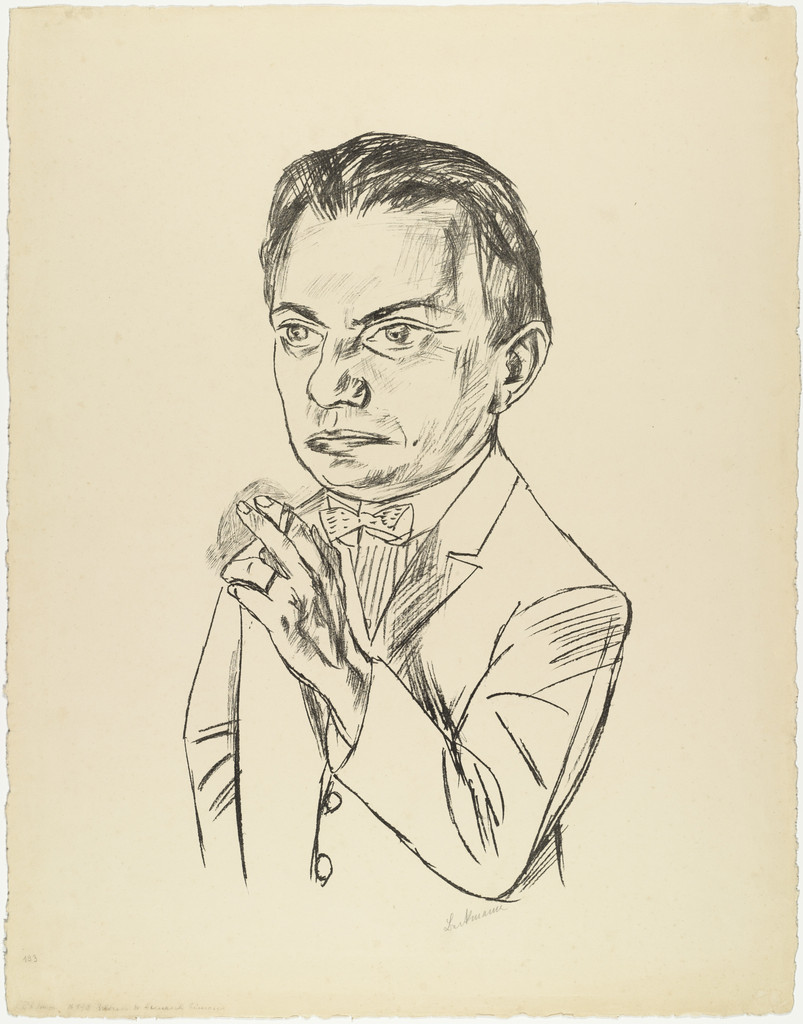 Portrait of Dr. Heinrich Simon (Bildnis Dr. Heinrich Simon)
