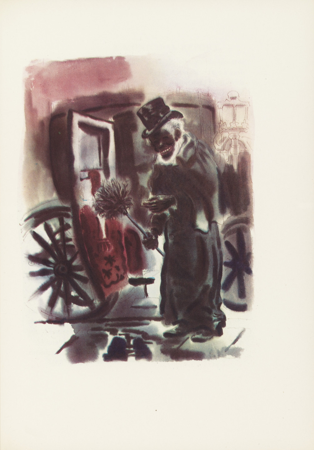 George Grosz. Plate (facing page 14) from The Voice of the City and Other Stories. 1935