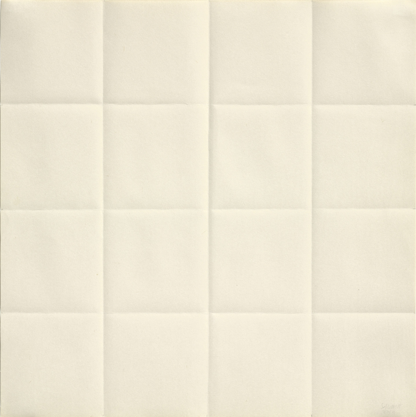 Sol LeWitt. Untitled. 1974