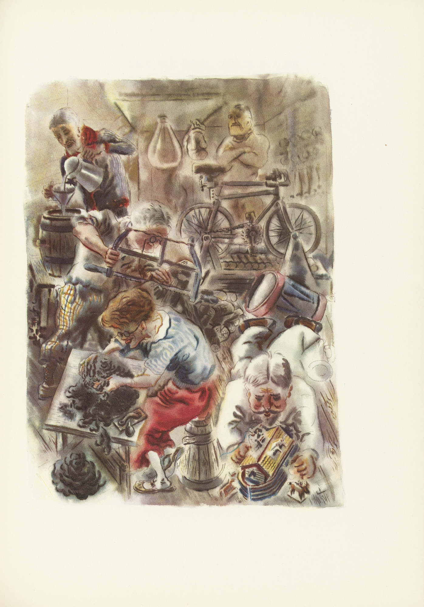 George Grosz. Plate (facing page 104) from The Voice of the City and Other Stories