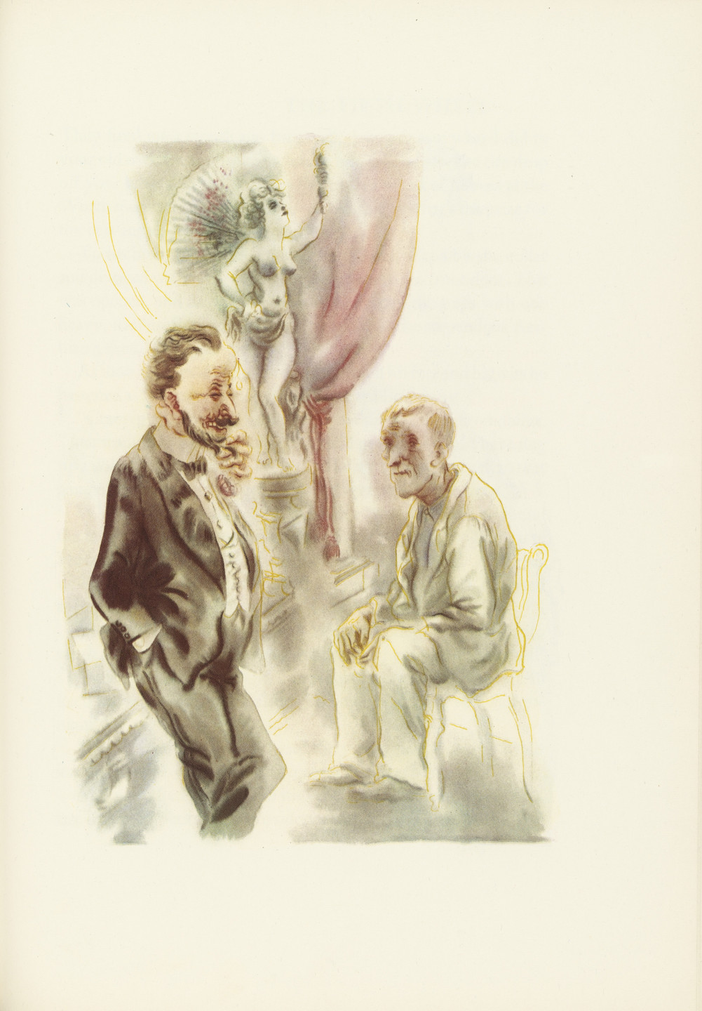 George Grosz. Plate (facing page 184) from The Voice of the City and Other Stories. 1935