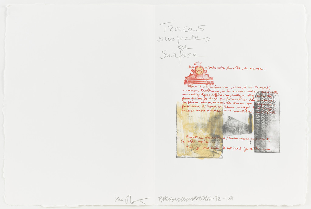 In-text plate (page 1) from Traces Suspectes en Surface