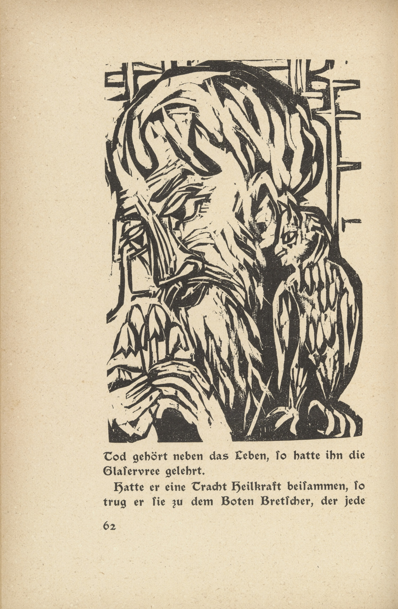 Ernst Ludwig Kirchner. Briggel: Briggel (in-text plate, page 62) from Neben der Heerstrasse (Off the Main Road)