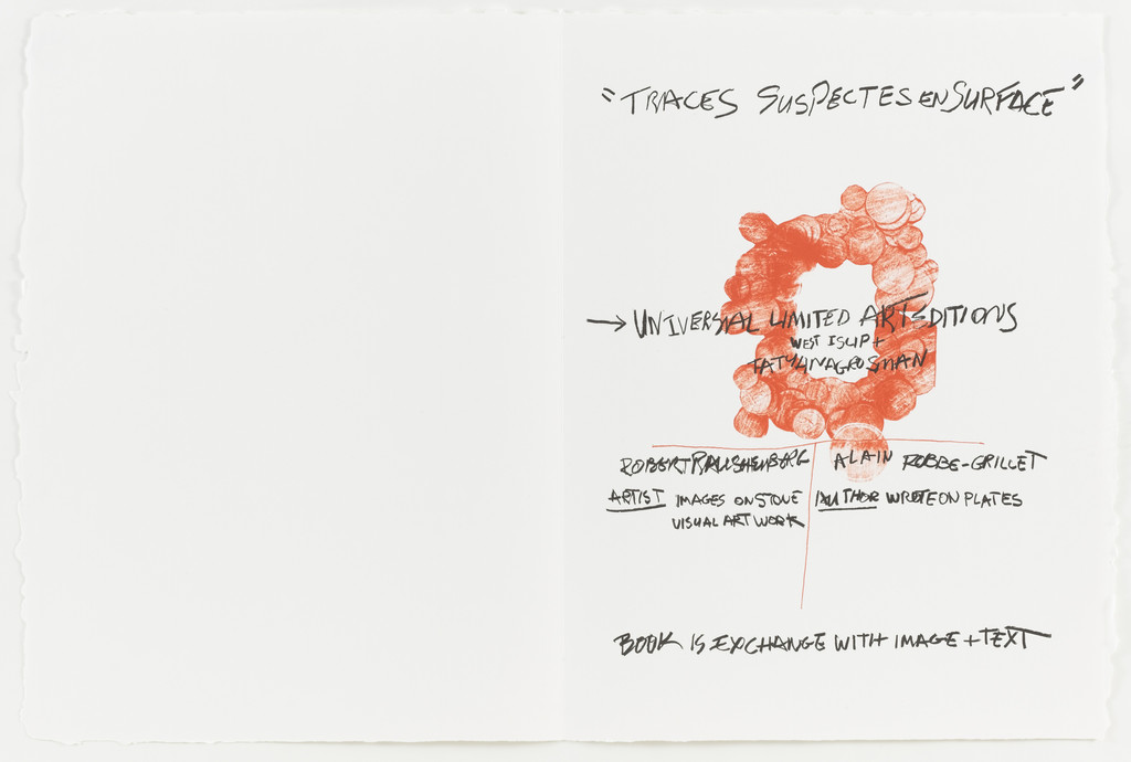 In-text plate (page I) from Traces Suspectes en Surface