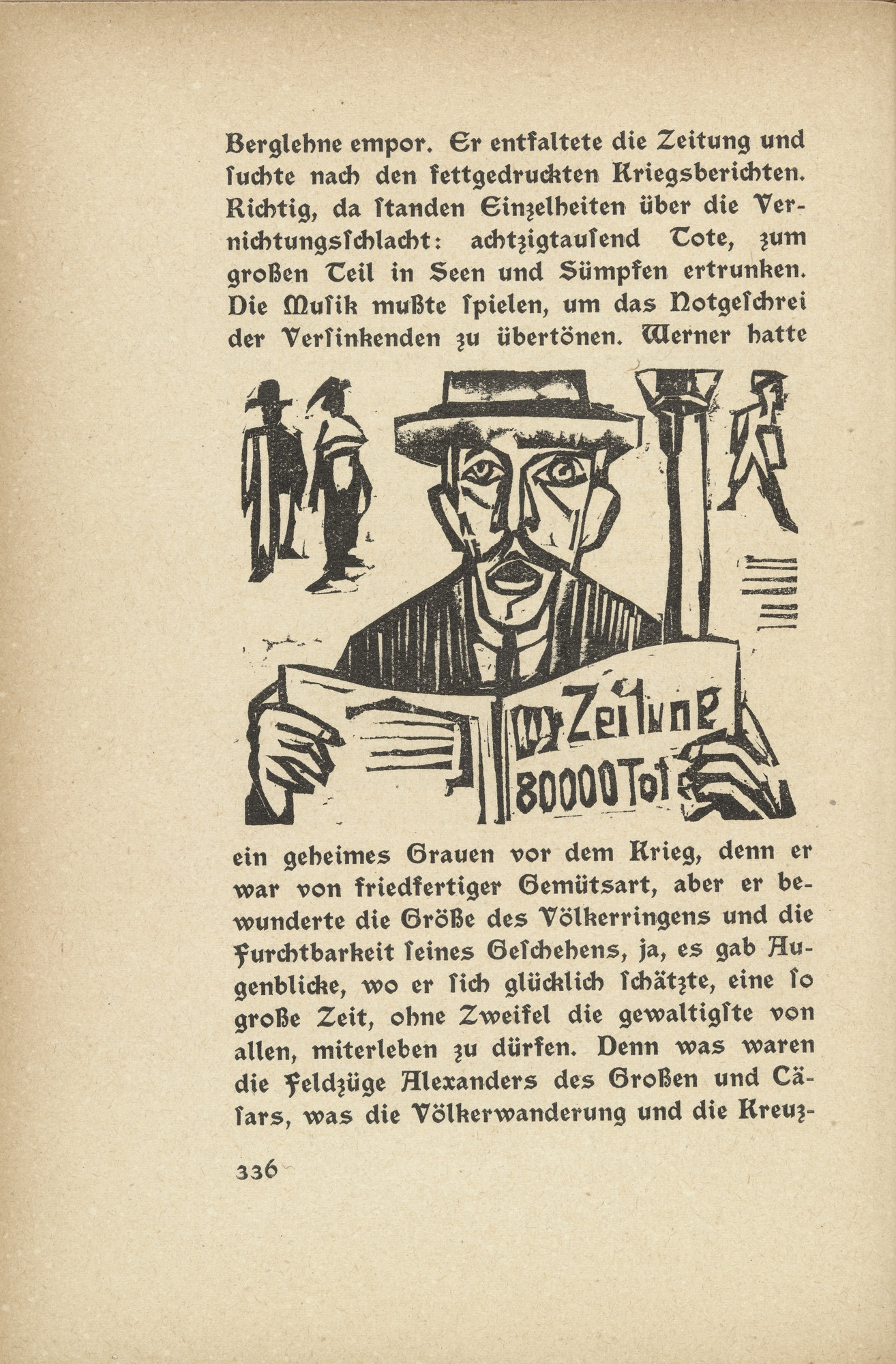 Ernst Ludwig Kirchner. The Peace Apostle: Werner Gütikofer (in-text plate, page 336) from Neben der Heerstrasse (Off the Main Road)
