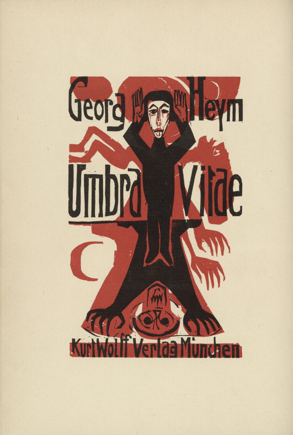 Ernst Ludwig Kirchner. Title page (Titelblatt) from Umbra vitae (Shadow of Life). 1924