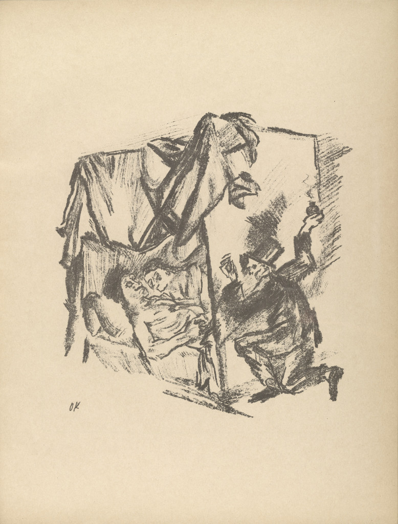 The Eavesdropper (Des Lauscher) (plate, folio 18) from Die Chinesische Mauer (The Great Wall of China)