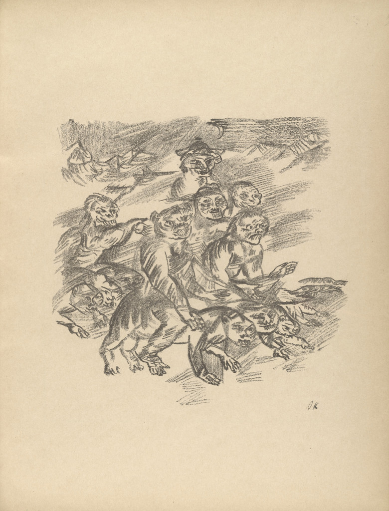 The Intruders (Die Eindringlinge) (plate, folio 20) from Die Chinesische Mauer (The Great Wall of China)