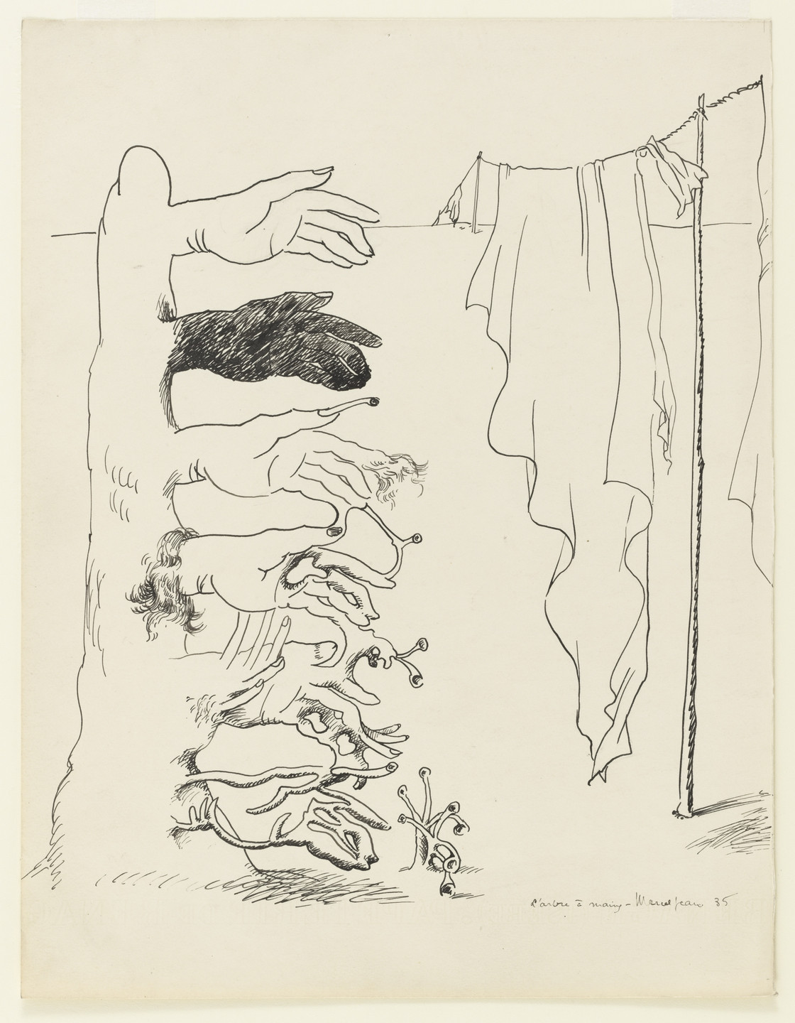 Marcel Jean. L&#39;Arbre à mains. 1935