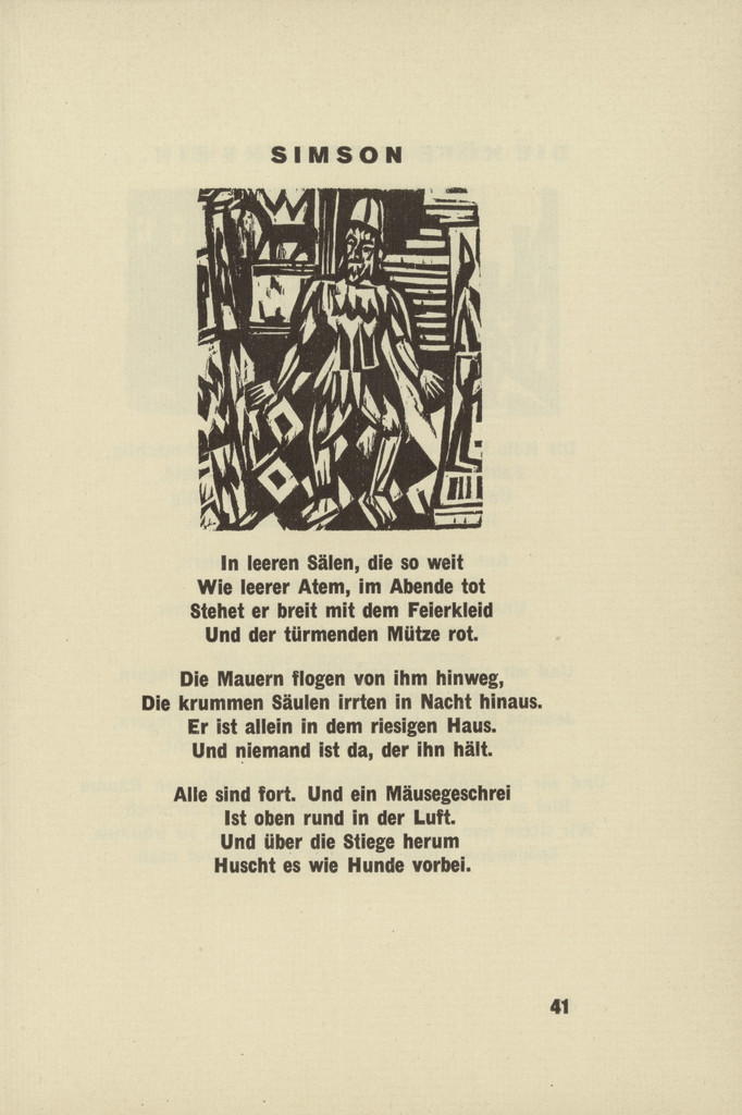 Simson (headpiece, page 41) from Umbra vitae (Shadow of Life)