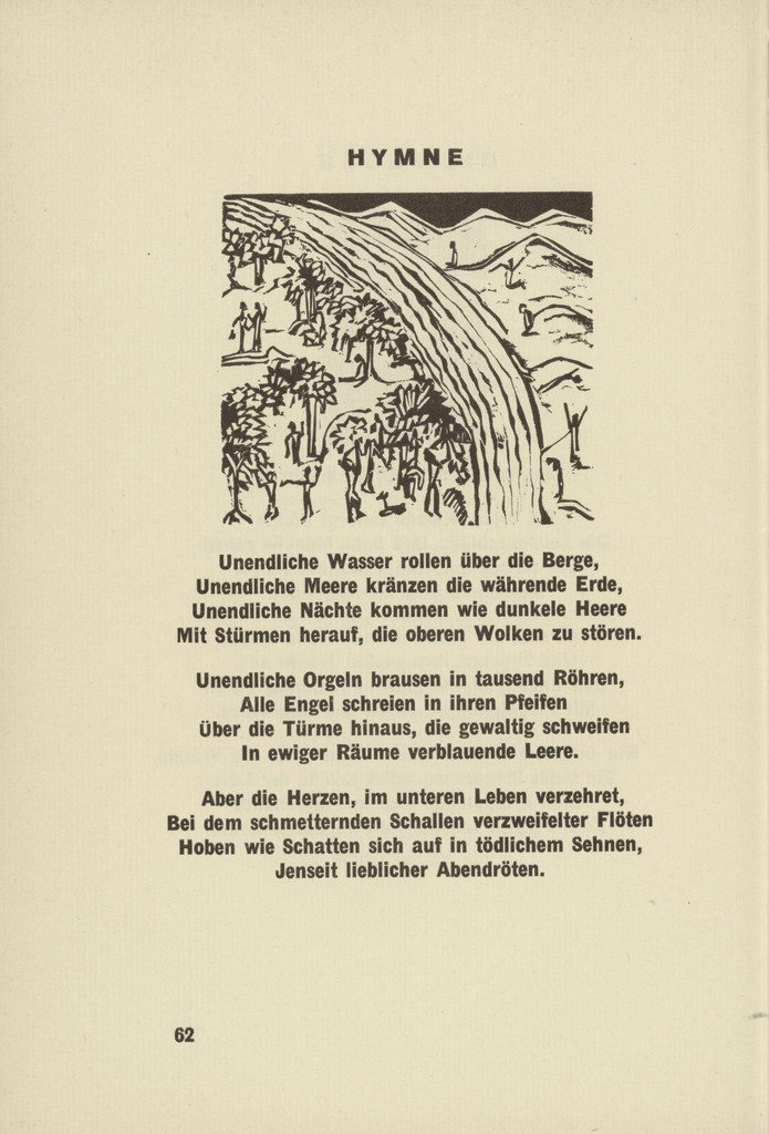 Hymn (Hymne) (headpiece, page 62) from Umbra Vitae (Shadow of Life)