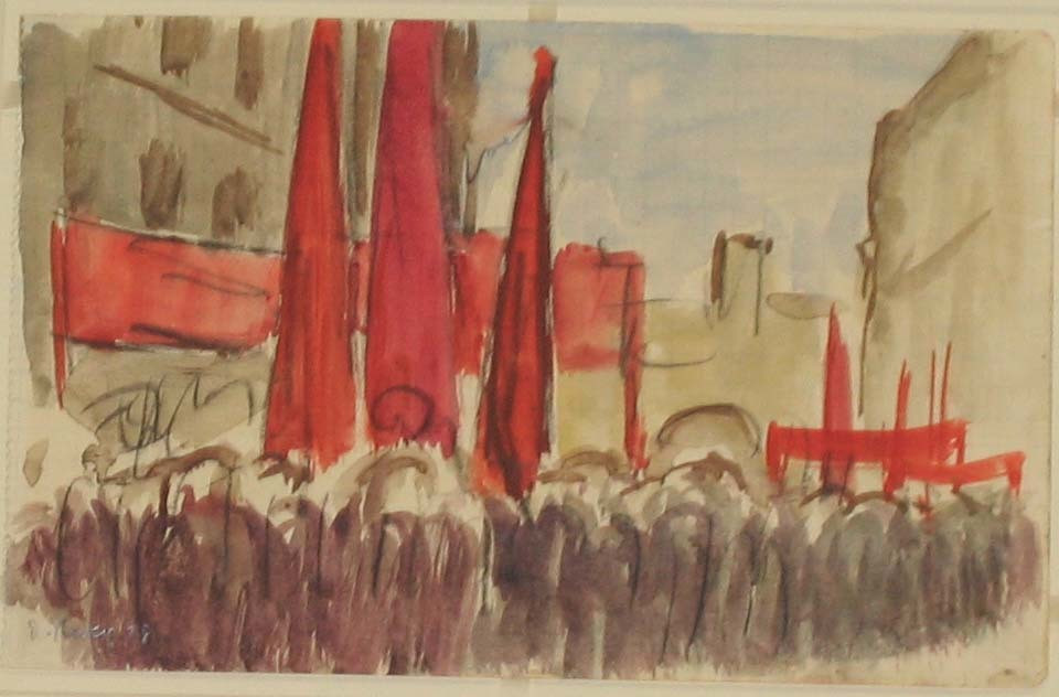 Diego Rivera. May Day, Moscow. 1928