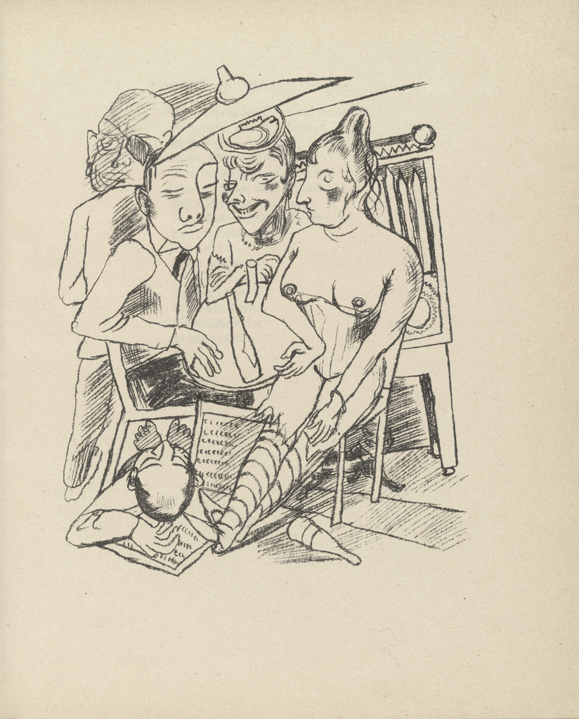 City Night (Stadtnacht) (plate 2) from Stadtnacht (City Night)