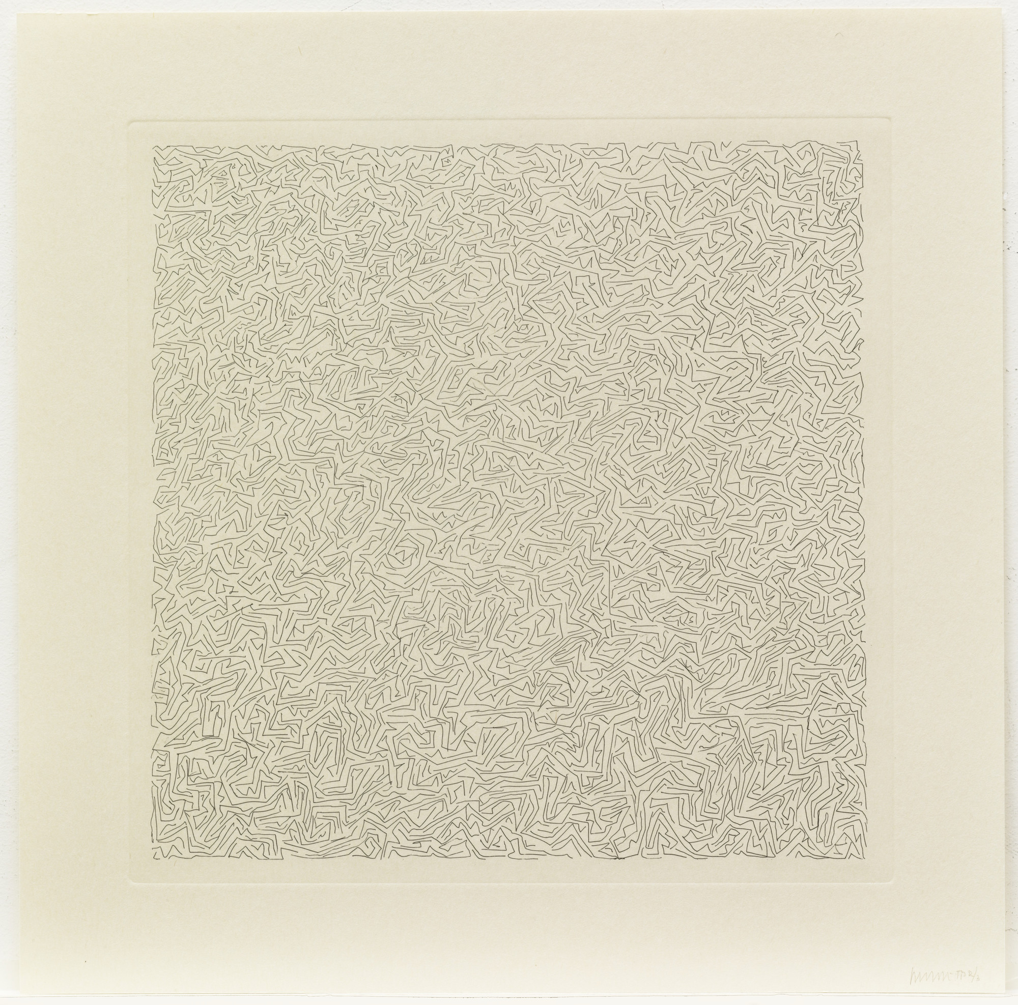 Sol LeWitt. Line Etching I