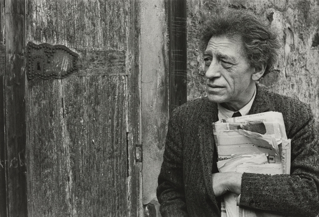 Alberto Giacometti Outside His Studio