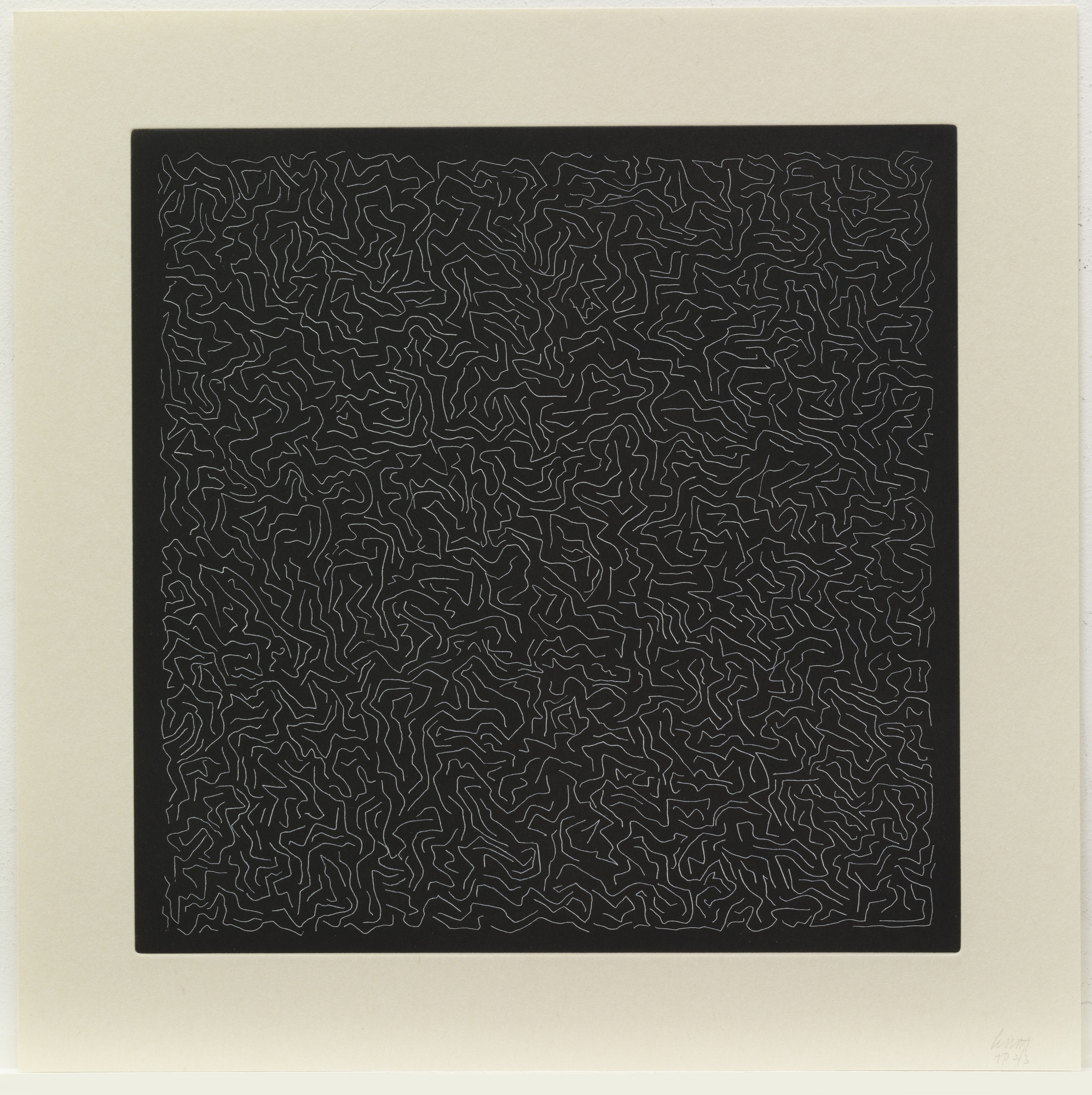 Sol LeWitt. Line Etching III