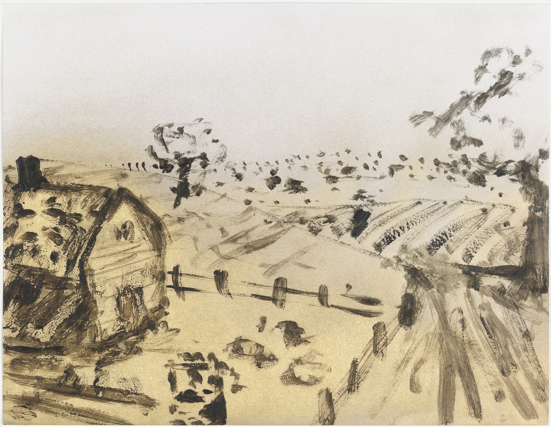 Cheyney Thompson. Untitled (Landscape). (2000)