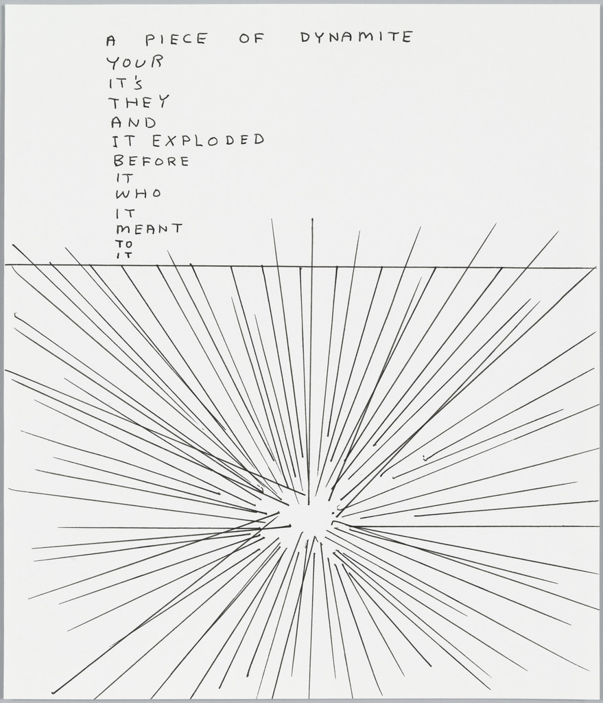 Untitled (A Piece of Dynamite) by David Shrigley