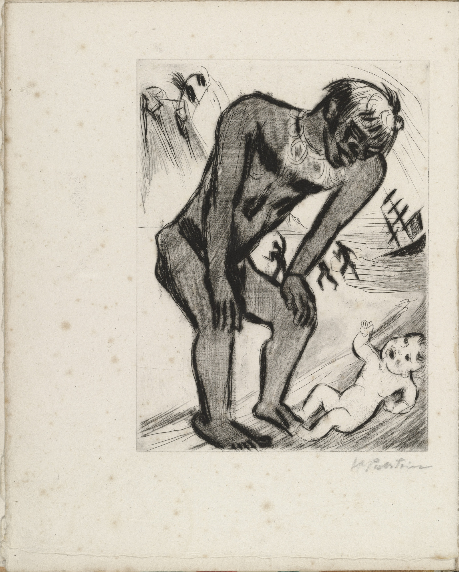 Max Pechstein. Frontispiece from Yali und sein weisses Weib (Yali and His White Wife)