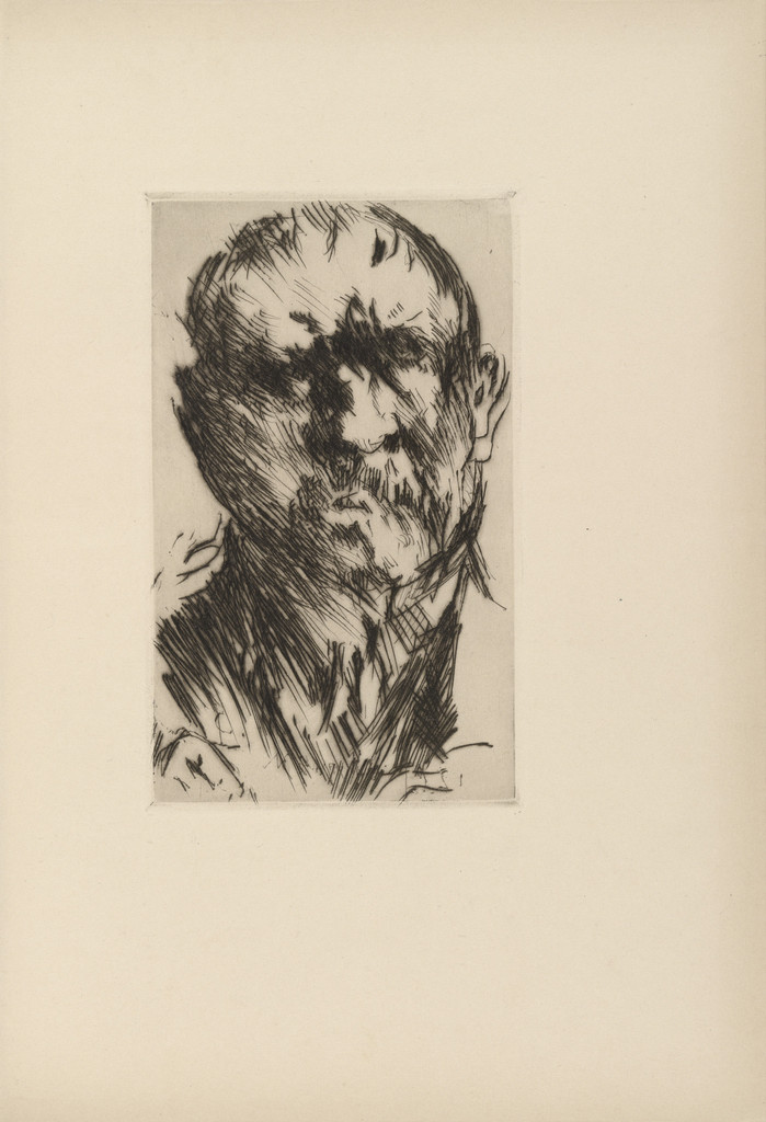 Self-Portrait (Selbstbildnis) (plate facing page 134) from Selbstbiographie (Autobiography)