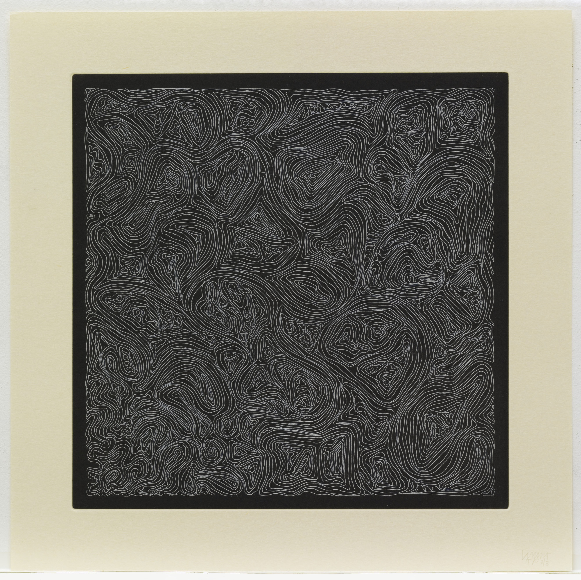 Sol LeWitt. Line Etching VI