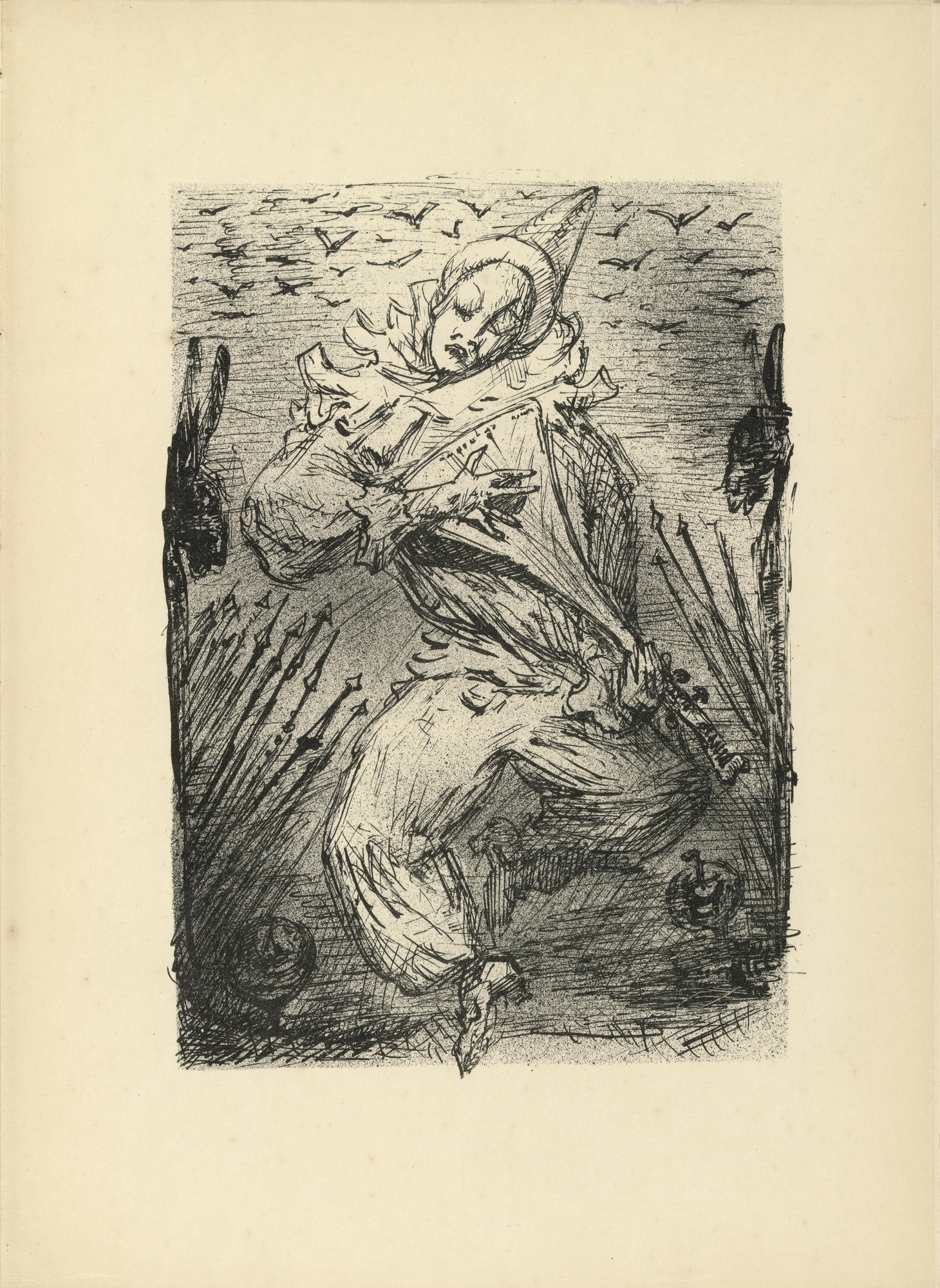 Alfred Kubin. Untitled (plate, folio 7) from Immer und Immer (Again and Again)