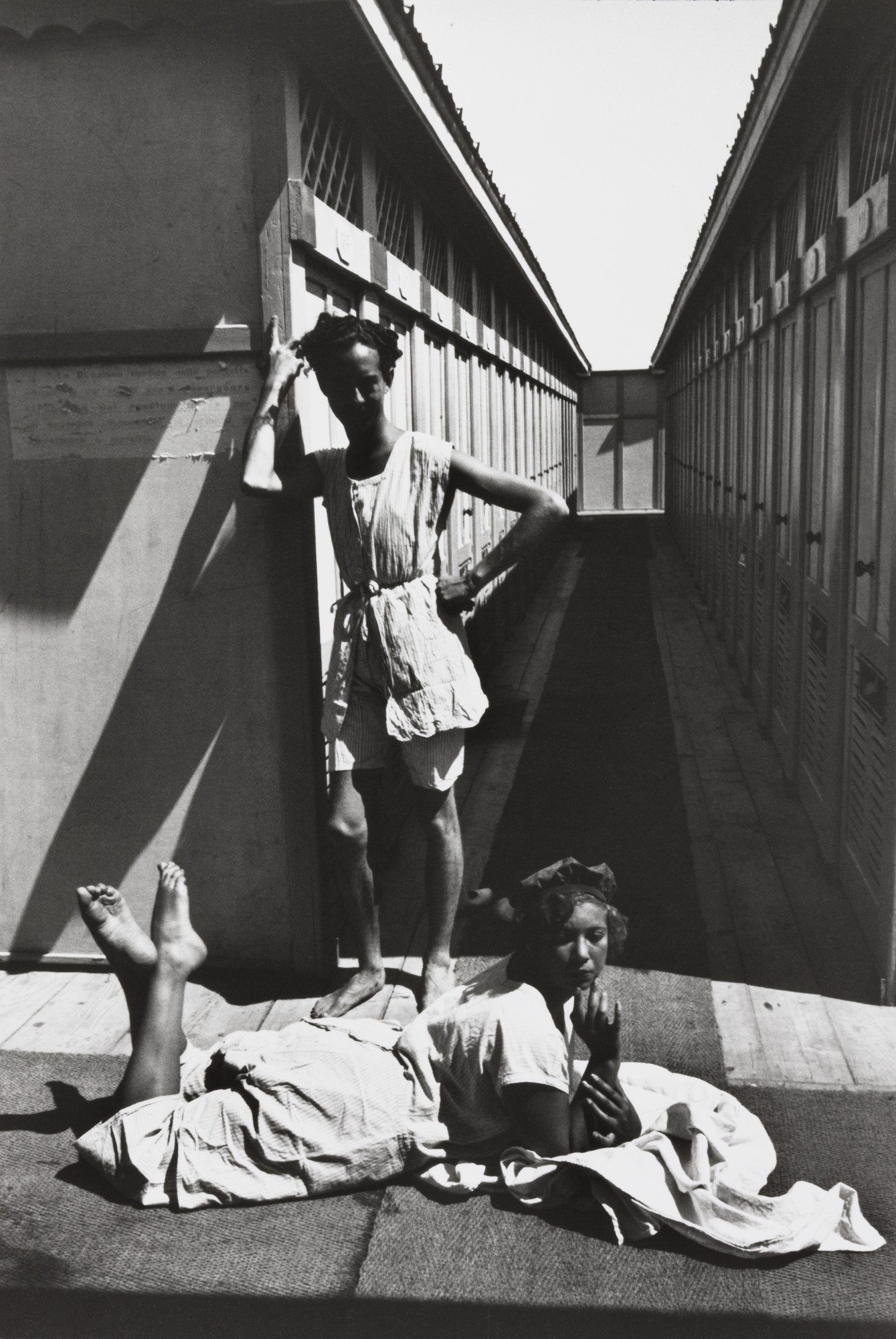 Henri Cartier-Bresson. André Pieyre de Mandiargues and Léonor Fini, Trieste, Italy