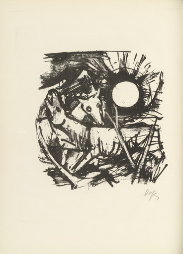 Plate 3 (folio 7 verso) from Liebesgedichte (Love Poems)